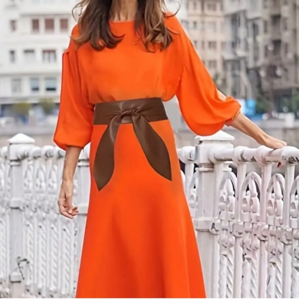 2 Pcs Boho Leather Waistband/ Wide Bowknot Belt